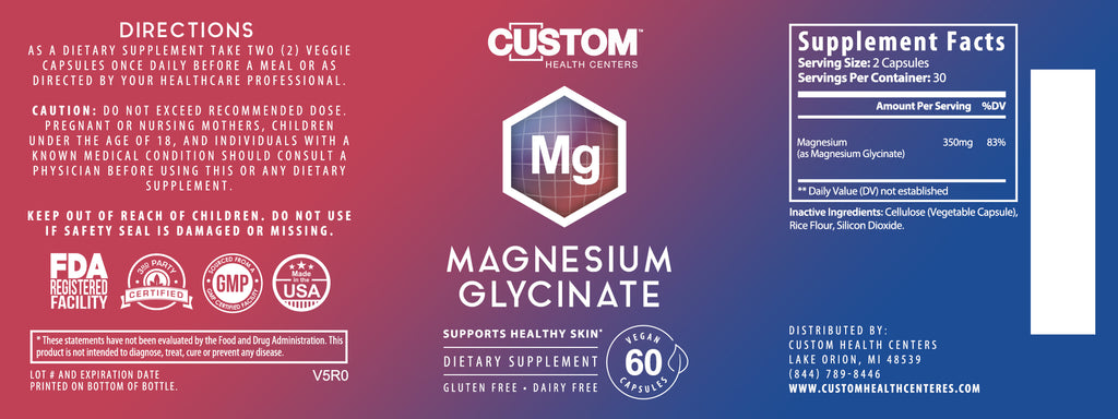 Magnesium Glycinate - Custom Health Centers