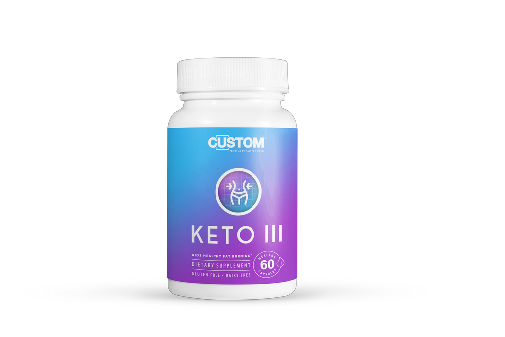 Keto III  — Aids Healthy Fat Burning - Custom Health Centers