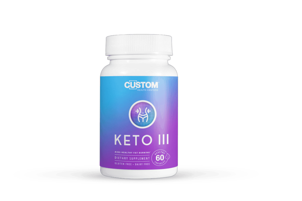 Keto III — Aids Healthy Fat Burning - Custom Health Centers