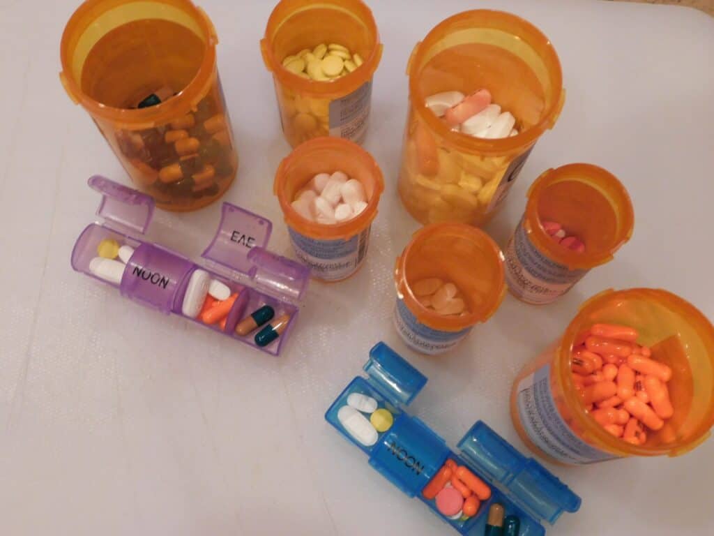 An image of various medications.